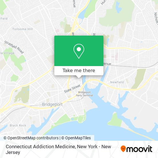 Mapa de Connecticut Addiction Medicine