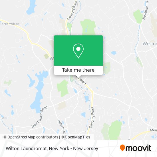 Wilton Laundromat map