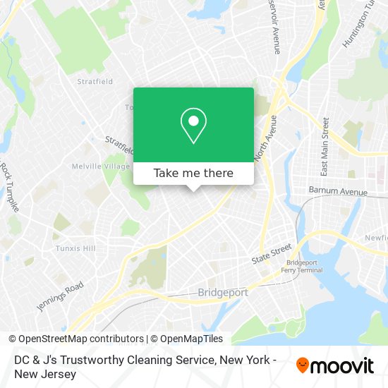 DC & J's Trustworthy Cleaning Service map