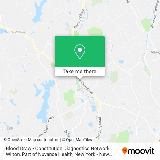 Blood Draw - Constitution Diagnostics Network Wilton, Part of Nuvance Health map