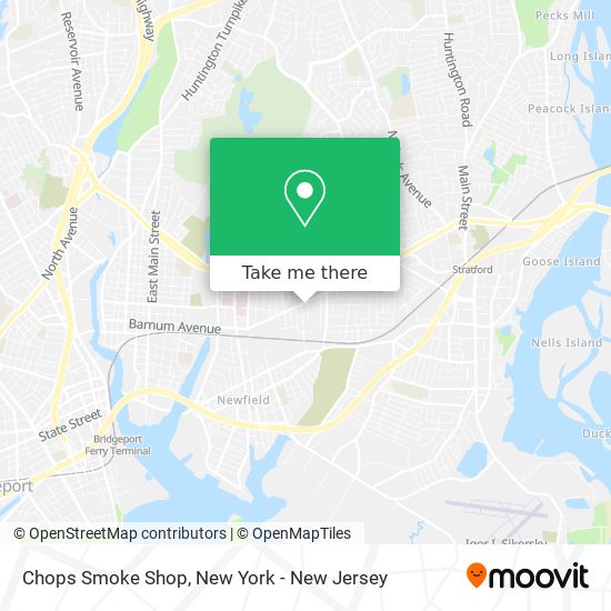 Chops Smoke Shop map