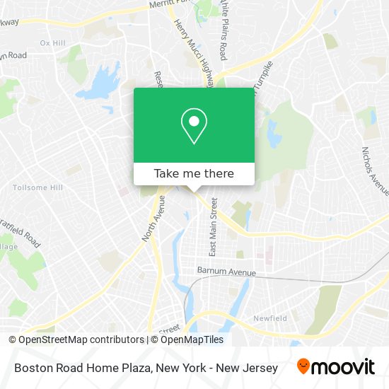 Mapa de Boston Road Home Plaza