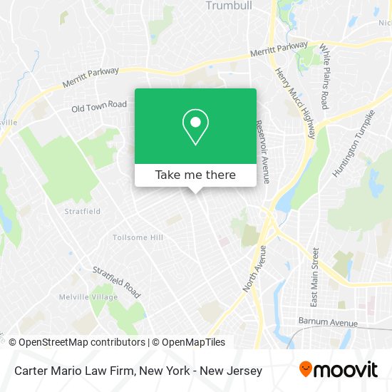 Carter Mario Law Firm map