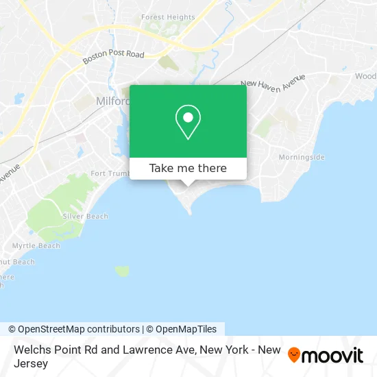 Welchs Point Rd and Lawrence Ave map