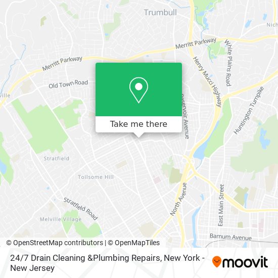 24 / 7 Drain Cleaning &Plumbing Repairs map