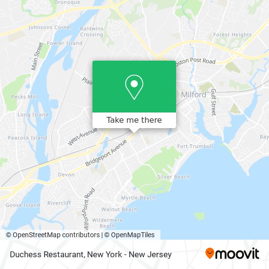 Duchess Restaurant map