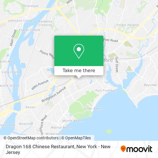 Mapa de Dragon 168 Chinese Restaurant