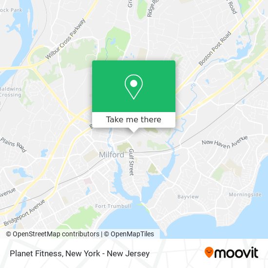 Planet Fitness map