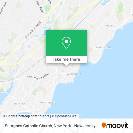 St. Agnes Catholic Church map