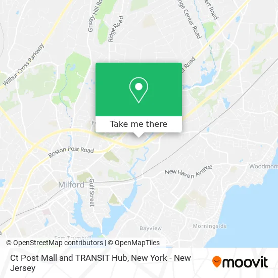 Mapa de Ct Post Mall and TRANSIT Hub