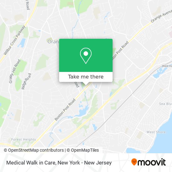 Medical Walk in Care map