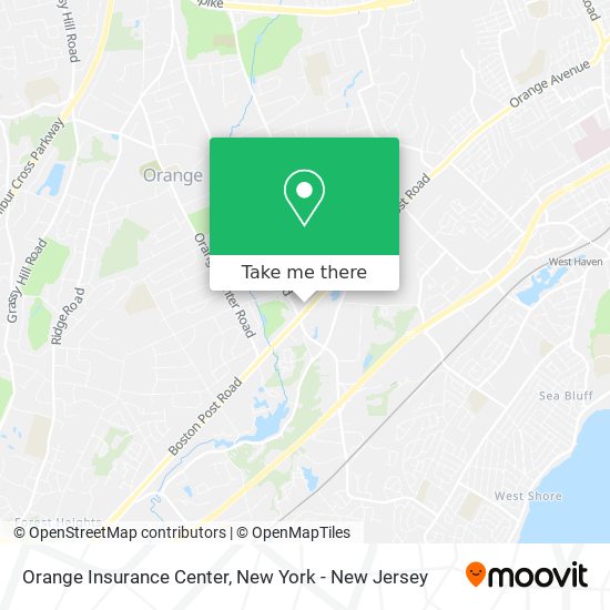 Orange Insurance Center map