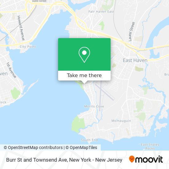 Mapa de Burr St and Townsend Ave