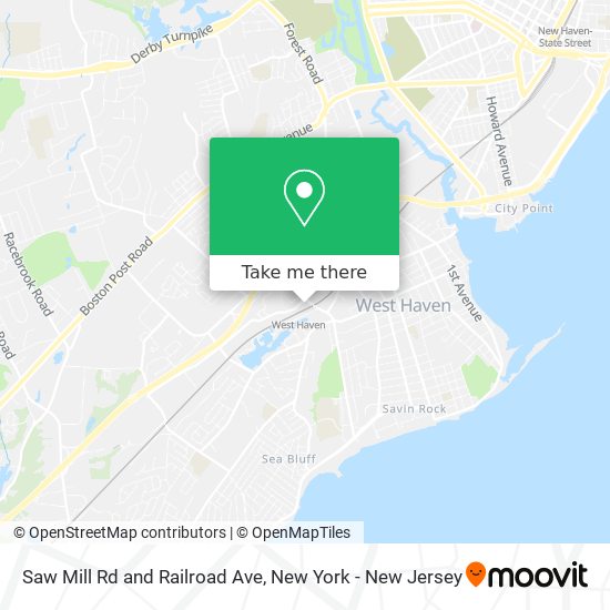 Mapa de Saw Mill Rd and Railroad Ave