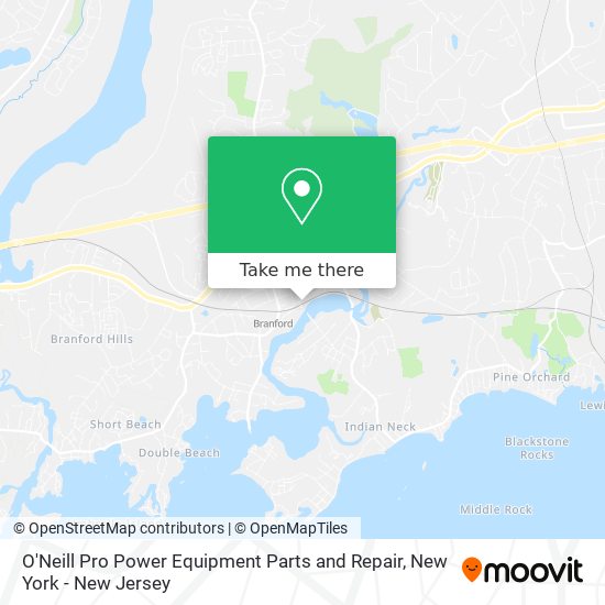 Mapa de O'Neill Pro Power Equipment Parts and Repair