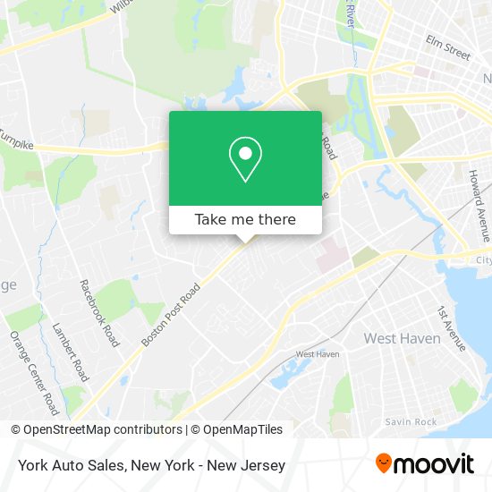York Auto Sales map