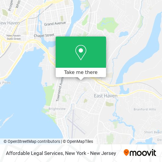 Affordable Legal Services map