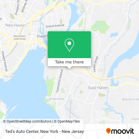 Ted's Auto Center map