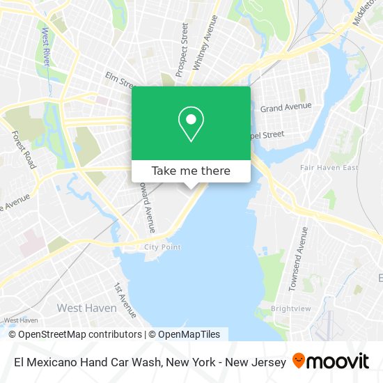 El Mexicano Hand Car Wash map