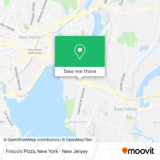 Frisco's Pizza map