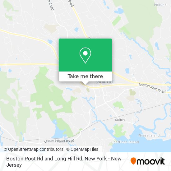 Mapa de Boston Post Rd and Long Hill Rd