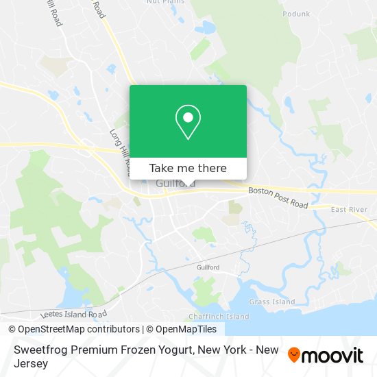 Sweetfrog Premium Frozen Yogurt map