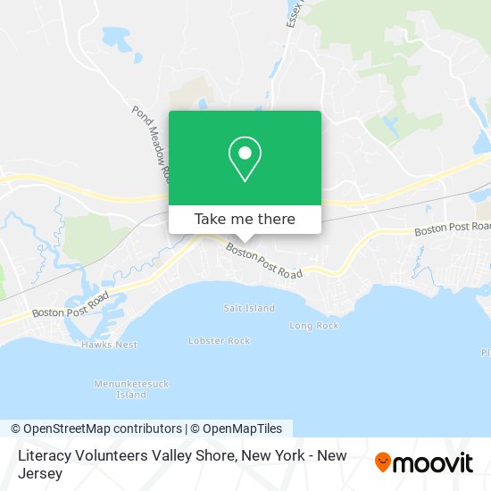 Literacy Volunteers Valley Shore map