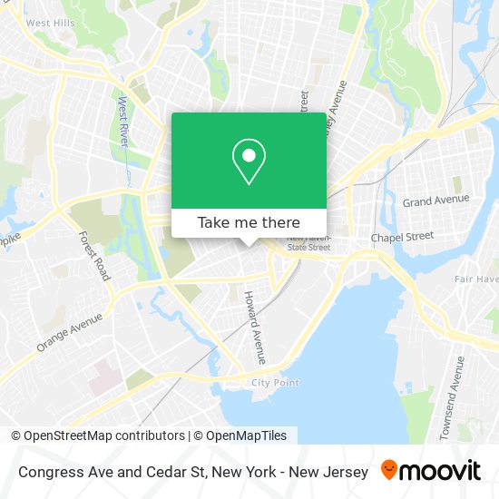Mapa de Congress Ave and Cedar St