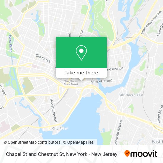Mapa de Chapel St and Chestnut St