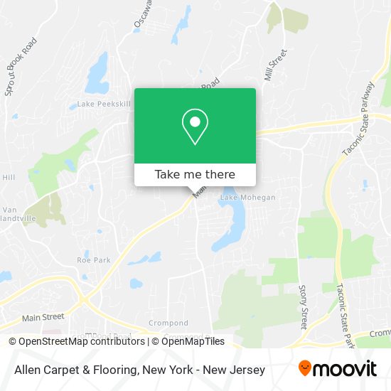 Allen Carpet & Flooring map