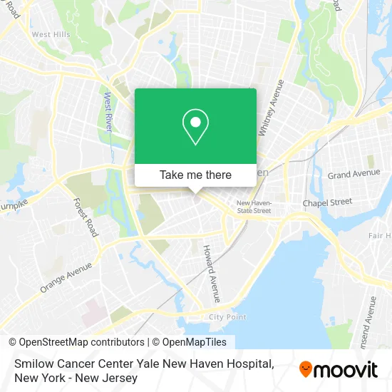 Smilow Cancer Center Yale New Haven Hospital map