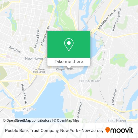 Pueblo Bank Trust Company map