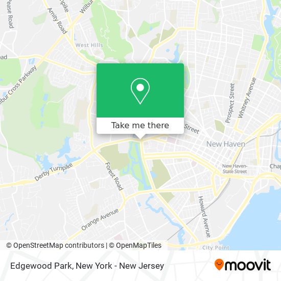 Mapa de Edgewood Park