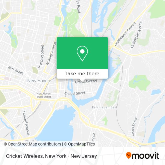 Cricket Wireless map