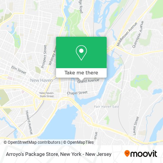 Arroyo's Package Store map