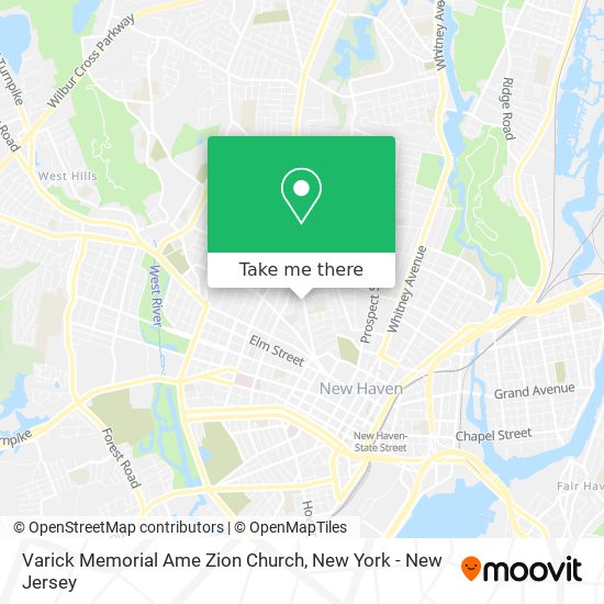 Mapa de Varick Memorial Ame Zion Church