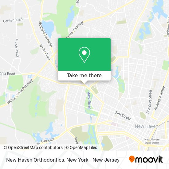 Mapa de New Haven Orthodontics