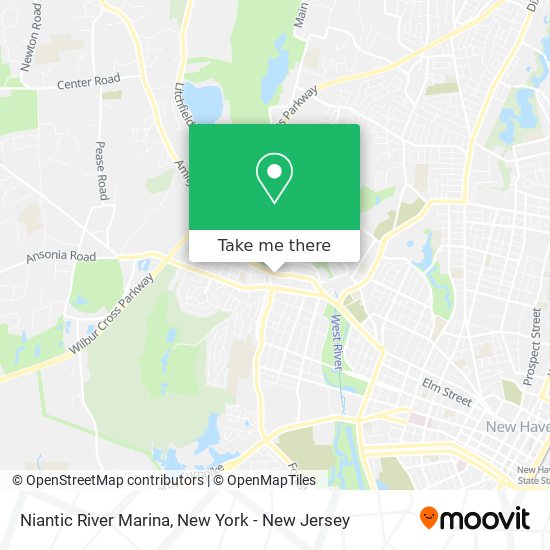 Mapa de Niantic River Marina