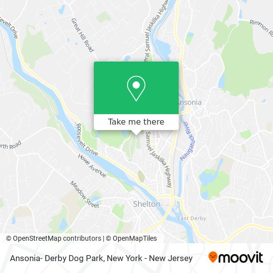 Mapa de Ansonia- Derby Dog Park