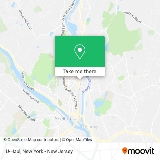 U-Haul map