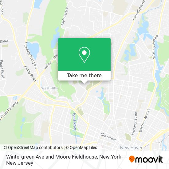 Mapa de Wintergreen Ave and Moore Fieldhouse