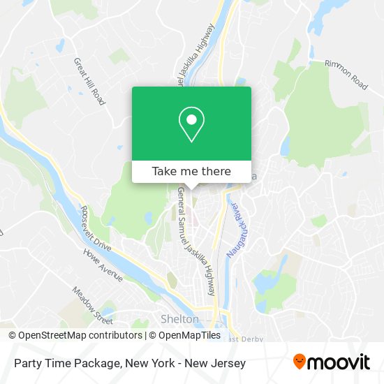 Party Time Package map