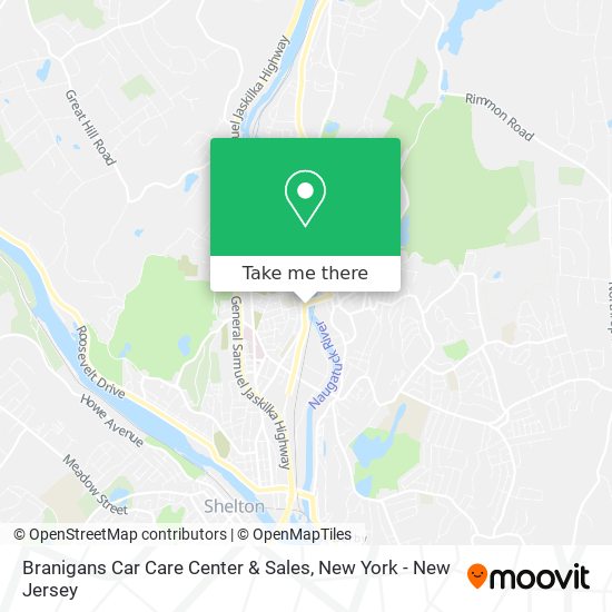 Branigans Car Care Center & Sales map