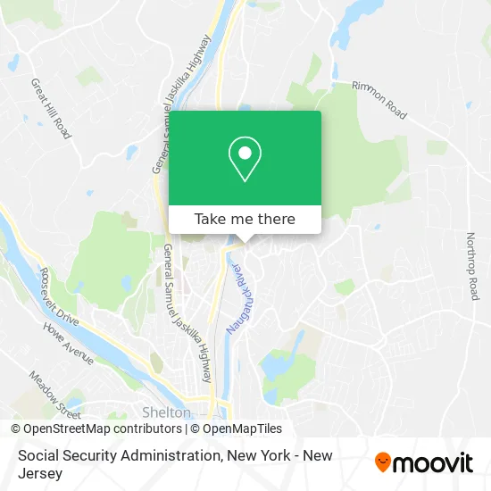 Social Security Administration map