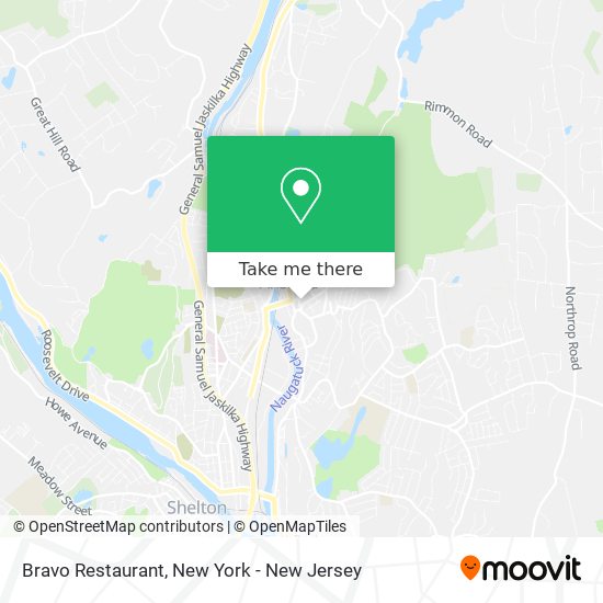 Bravo Restaurant map
