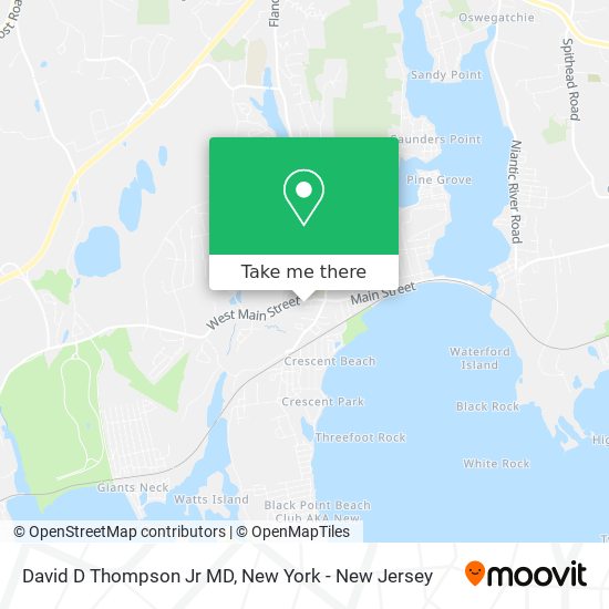 Mapa de David D Thompson Jr MD