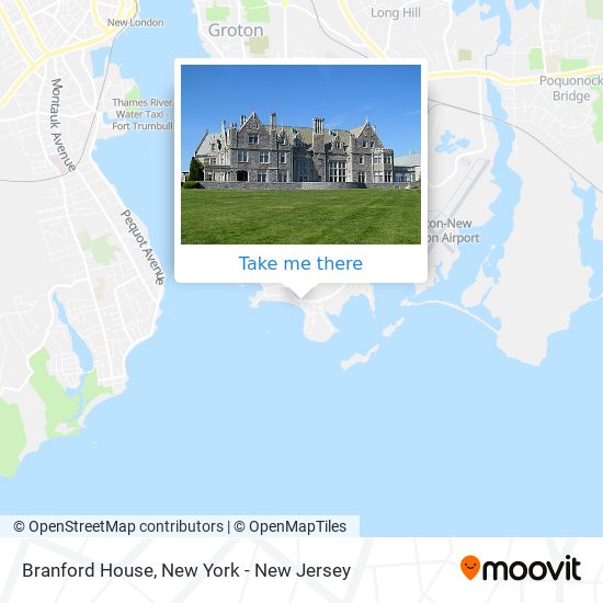 Mapa de Branford House