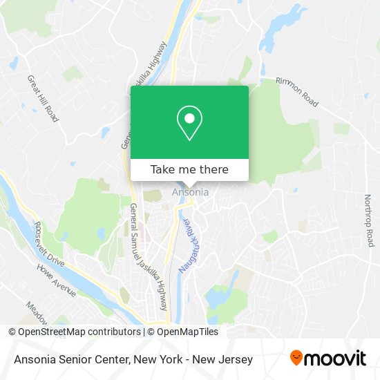 Mapa de Ansonia Senior Center