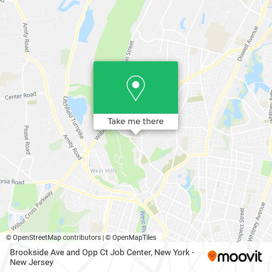 Brookside Ave and Opp Ct Job Center map