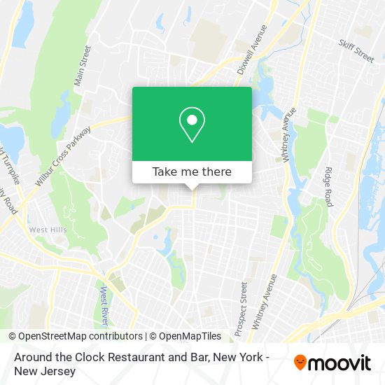 Mapa de Around the Clock Restaurant and Bar